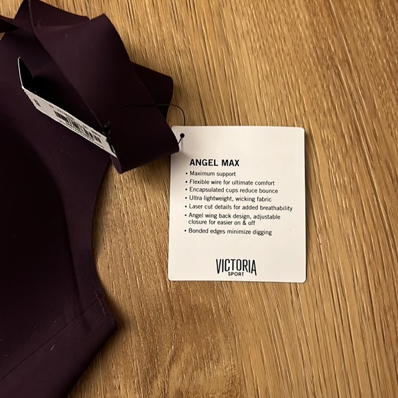 NWT Purple Angel Max Sports Bra 32B - Picture 3 of 3